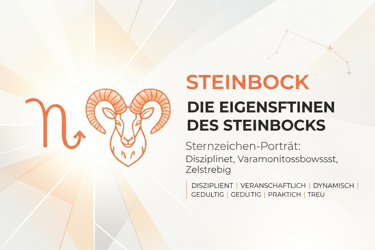 Sternzeichen Eigenschaften Steinbock