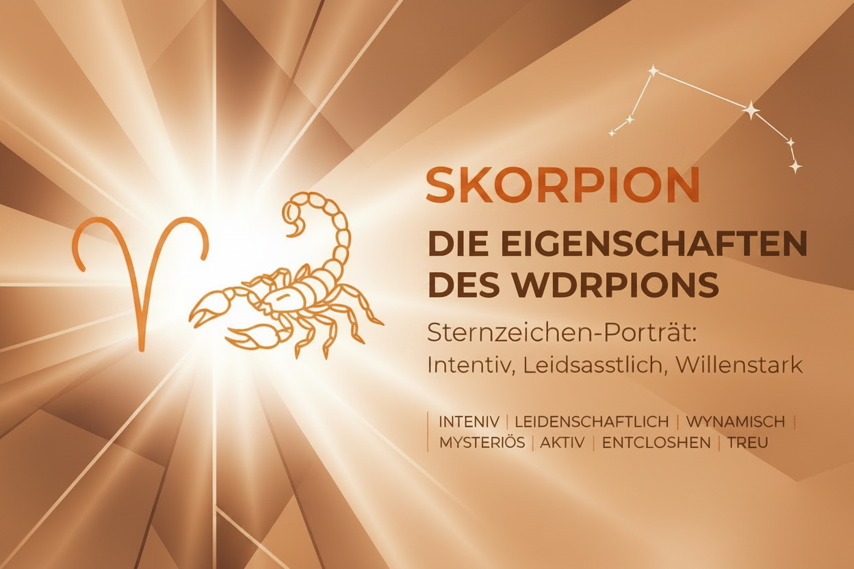 Sternzeichen Eigenschaften Skorpion